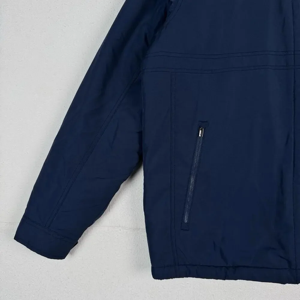 Columbia Sportswear Full Zip Jacket Mens‎ Size Large Blue Extra Pockets